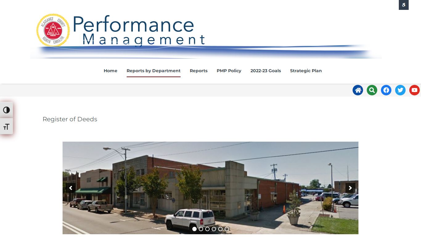 Register of Deeds – Performance Management - Alamance County, North ...